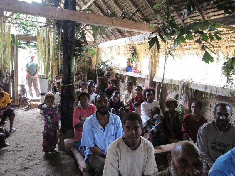 8. Inside the  church